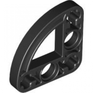 technic hefbalk 3x3 l-vorm met kwart ellipse black